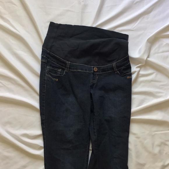 🔴𝗕𝗢𝗚𝗢🔴thyme maternity size 10 medium womens jeans - Picture 11 of 16